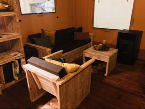 Tente en toile et en bois 5 personnes - Luxury Lodge