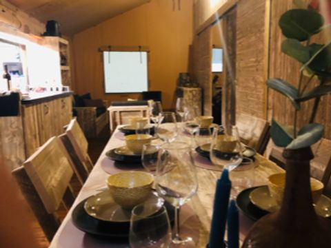 Tente en toile et en bois 5 personnes - Luxury Lodge
