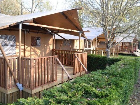 TENTE TOILE ET BOIS 5 personnes - Luxury Lodge