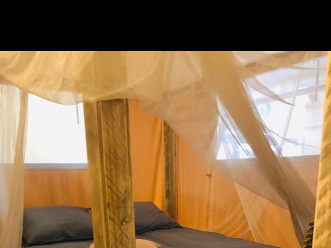 Tente en toile et en bois 2 personnes - Lodge Woody 27