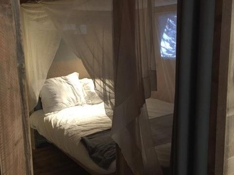 Tente en toile et en bois 4 personnes - Lodge Woody 27