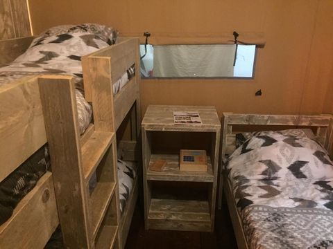 Tente en toile et en bois 4 personnes - Lodge Woody 27