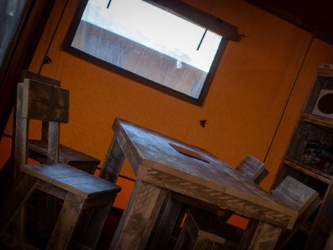 TENTE TOILE ET BOIS 4 personnes - Lodge