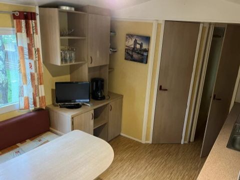 MOBILHOME 3 personnes - Mobil-home Standard 23.4m² 2 chambres + terrasse couverte 10m² - TV 1/3 pers