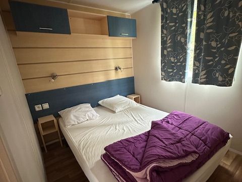 Mobilhome 6 personnes - Confort 28m² 2 chambres + terrasse couverte 13.5m² -4/6 pers