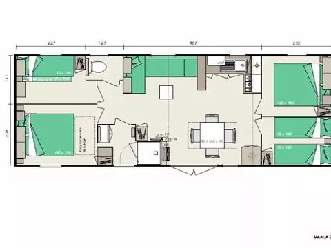 MOBILHOME 8 personnes - Cosy 5 Pièces