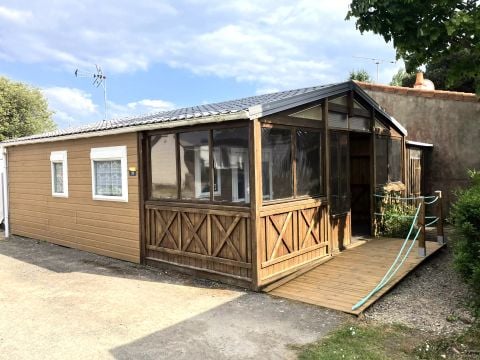 MOBILHOME 4 personnes - Chalet PMR Cosy 3 Pièces 4 Personnes + TV