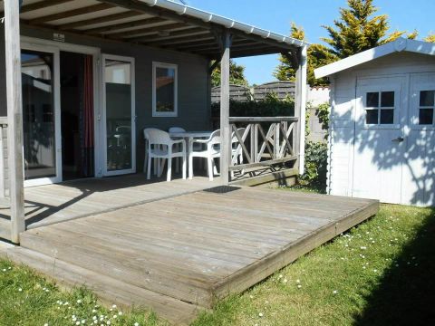 MOBILHOME 4 personnes - Chalet PMR Cosy 3 Pièces 4 Personnes + TV