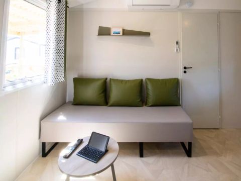 MOBILHOME 4 personnes - Cottage Luxe Dinos 3 Pièces 4 Personnes Climatisé + TV