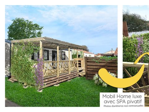 MOBILHOME 4 personnes - COTTAGE LUXE DES DINOS 2ch