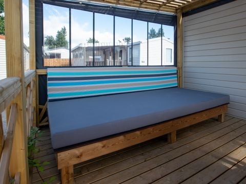 MOBILHOME 4 personnes - COTTAGE LUXE DES DINOS 2ch - SPA 4 pers