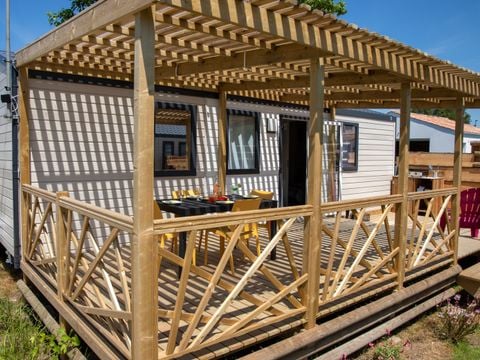 MOBILHOME 4 personnes - COTTAGE LUXE DES DINOS 2ch - SPA 4 pers