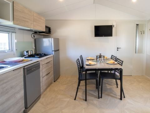 MOBILHOME 4 personnes - COTTAGE LUXE DES DINOS 2ch - SPA 4 pers