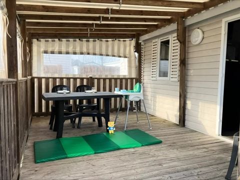 MOBILHOME 6 personnes - Mobil Home Cosy Kids 4 Pièces 6 Personnes (5 adultes + 1 bébé) + TV