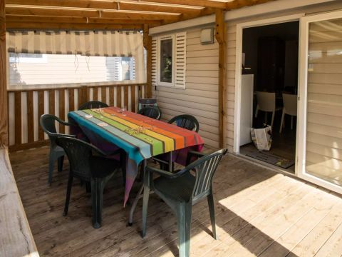 MOBILHOME 6 personnes - Mobil Home Cosy Kids 4 Pièces 6 Personnes + TV