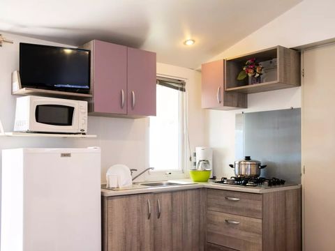 MOBILHOME 6 personnes - Mobil Home Cosy Kids 4 Pièces 6 Personnes (5 adultes + 1 bébé) + TV