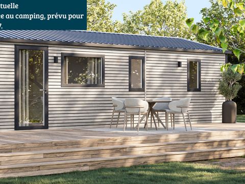 Mobilhome 8 personnes - Cottage Privilège climatisé - 4 chambres - 2 salles de bain