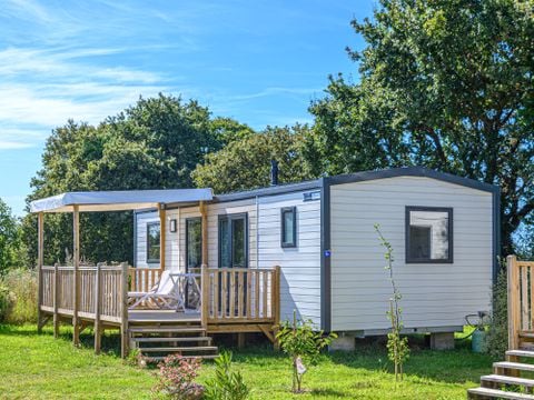 MOBILHOME 6 personnes - Mobil-home Premium 32m² - 3 chambres - terrasse couverte - TV + draps + serviettes 6 pers.