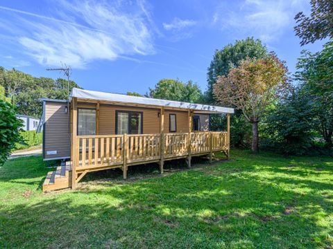 MOBILHOME 6 personnes - Mobil-home Premium 40m² - 3 chambres - terrasse couverte - TV + draps + serviettes 6 pers.