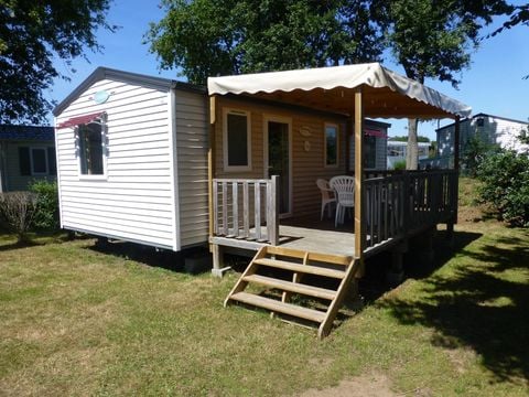 MOBILHOME 6 personnes - Mobilhome ARMOR Confort 33m² - 3 chambres / terrasse couverte + TV 6 pers