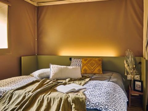 TENTE 4 personnes - Tente Lodge JUNGLE 26m² 2 chambres + terrasse