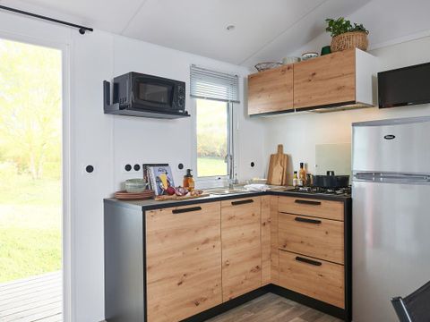 MOBILHOME 4 personnes - Mobilhome EVASION Confort 27m² - 2 chambres / Terrasse couverte + TV 4 pers