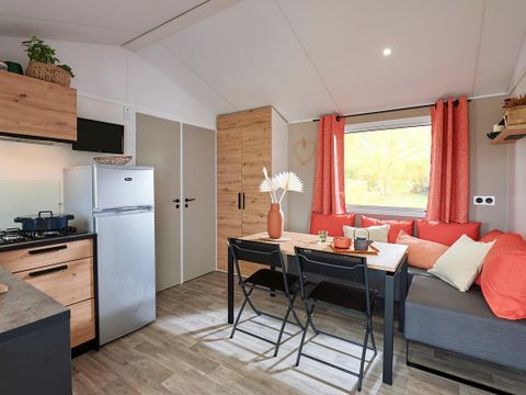MOBILHOME 4 personnes - Mobilhome EVASION Confort 27m² - 2 chambres / Terrasse couverte + TV 4 pers