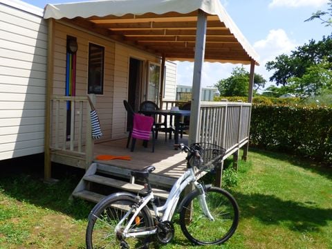 MOBILHOME 4 personnes - Mobilhome EVASION Confort 27m² - 2 chambres / Terrasse couverte + TV 4 pers