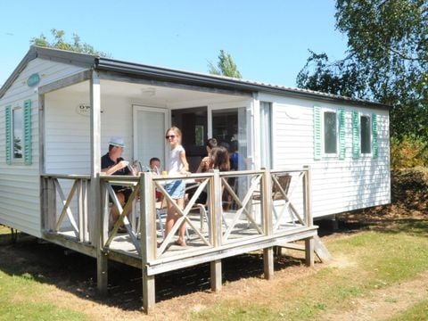 MOBILHOME 4 personnes - Mobilhome IROISE Standard 25.5m² - 2 chambres / terrasse intégrée semi-couverte + TV 4 pers