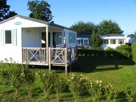 MOBILHOME 4 personnes - Mobilhome IROISE Standard 25.5m² - 2 chambres / terrasse intégrée semi-couverte + TV 4 pers