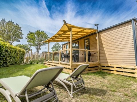 Mobilhome 6 personnes - Mobil-home HORIZON Premium 33m² 3 chambres Terrasse couverte