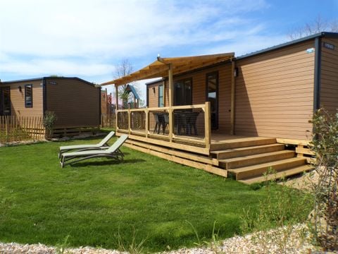 Mobilhome 6 personnes - Mobil-home HORIZON Premium 33m² 3 chambres Terrasse couverte