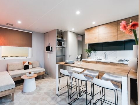 Mobilhome 6 personnes - Mobil-home HORIZON Premium 33m² 3 chambres Terrasse couverte