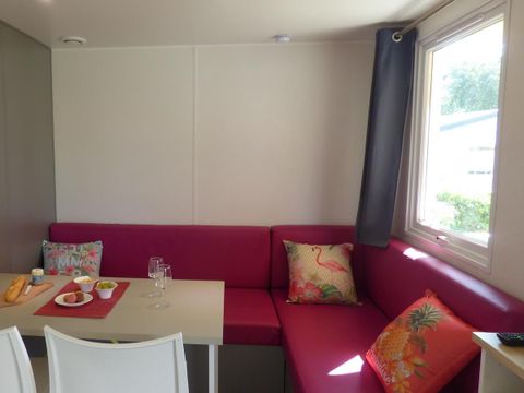 MOBILHOME 2 personnes - Mobilhome OUESSANT Confort 18m² - 1 chambre / terrasse couverte + TV 2 pers