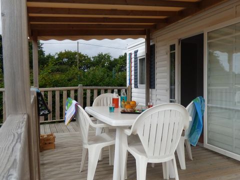 MOBILHOME 4 personnes - Mobilhome MOLENE Confort PMR 31m² - 2 chambres / terrasse couverte + TV 4 pers