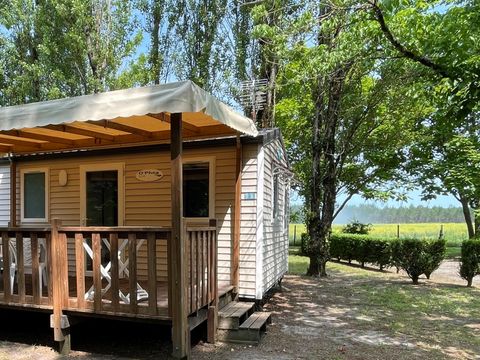 MOBILHOME 4 personnes - Surfeur - 20m² - 2 chambres - terrasse couverte