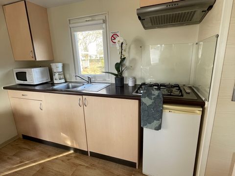 MOBILHOME 2 personnes - Duo Confort -  20m² - 1 chambre - terrasse couverte
