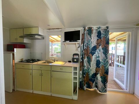 MOBILHOME 6 personnes - Nature - 25m² - 2 chambres - belle terrasse