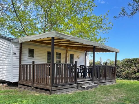 MOBILHOME 6 personnes - Nature - 25m² - 2 chambres - belle terrasse