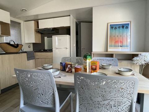MOBILHOME 8 personnes - Premium 6/8 Pers. - Climatisation - 35m2 - 3 chambres - vaste terrasse