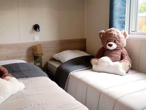 MOBILHOME 6 personnes - Cottage Prestige 3 CH 1 sdb  (Green Village à 800 m du Domaine de la Forge)