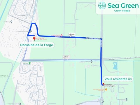 MOBILHOME 4 personnes - Cottage Prestige 2 CH 1 sdb (Green Village à 800 m du Domaine de la Forge)