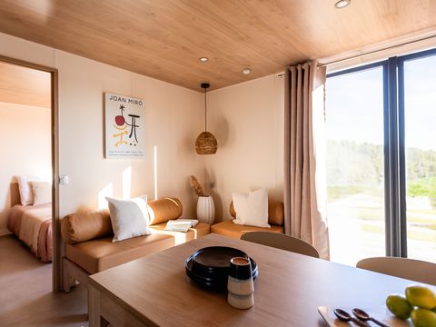 Mobilhome 4 personnes - Sunelia Prestige 2 chambres 2 salles de bain