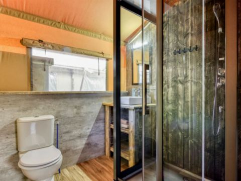 TENTE TOILE ET BOIS 5 personnes - Lodge Luxe 2 chambres