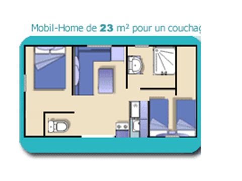 MOBILHOME 5 personnes - ROLLER