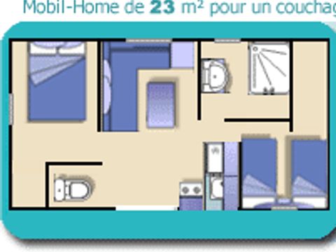 MOBILHOME 5 personnes - ROLLER