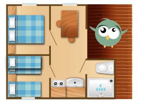 CHALET 5 personnes - CLUB (samedi/samedi)