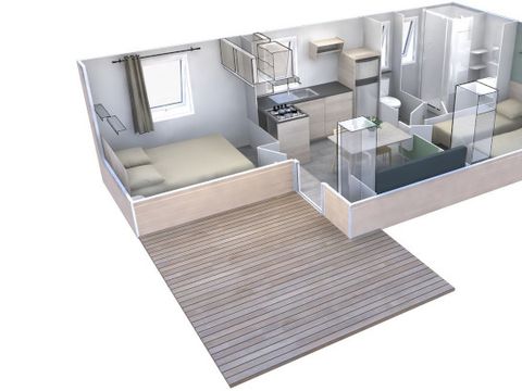 MOBILHOME 4 personnes - EVO Premium