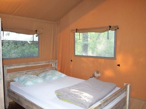 TENTE TOILE ET BOIS 4 personnes - Safari Lodge sans douche