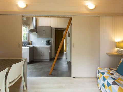 CHALET 4 personnes - Chalet Bleu 35m² - 1 chambre - mezzanine